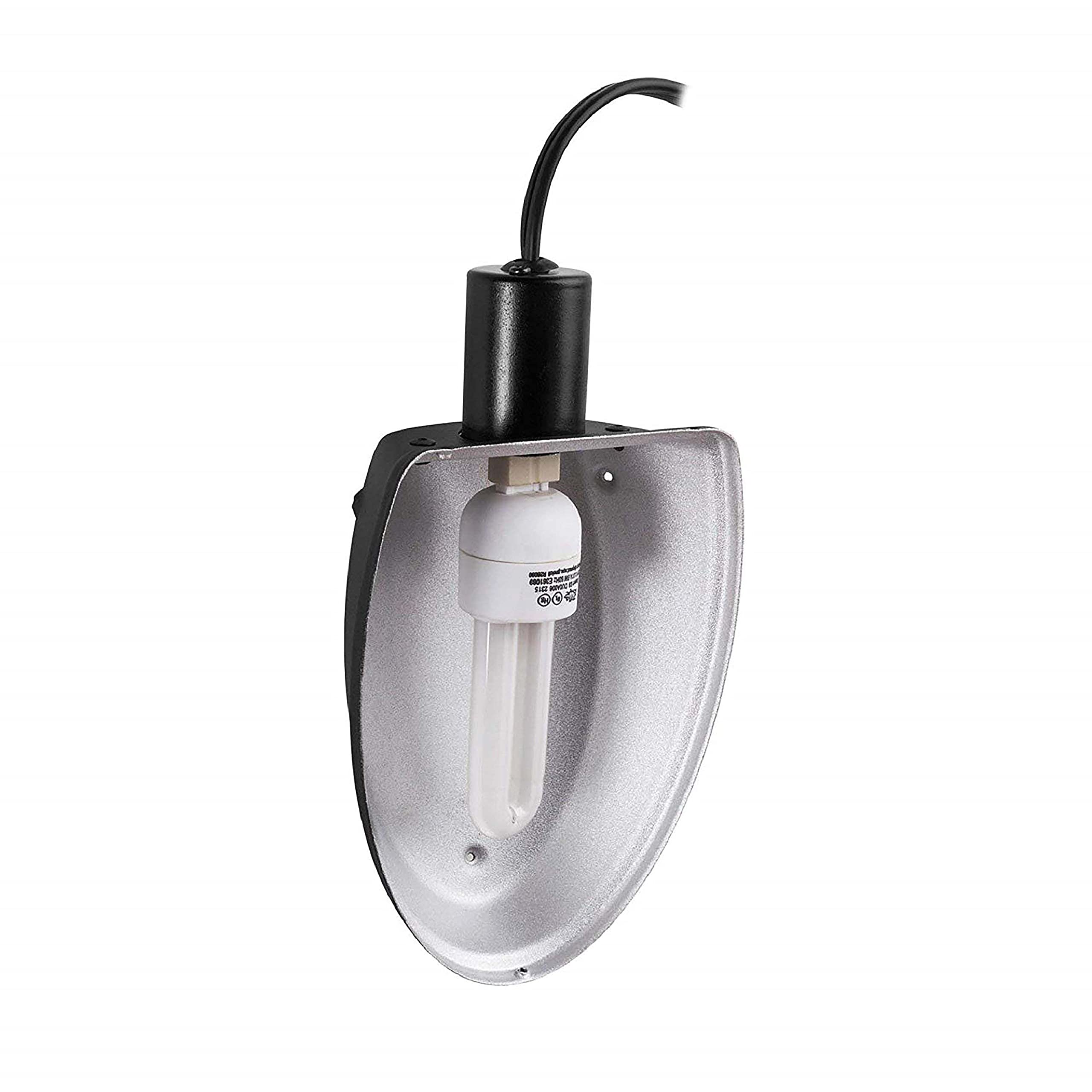 Zilla Low Profile Reptile Terrarium Fixtures Single,Black - Image 3