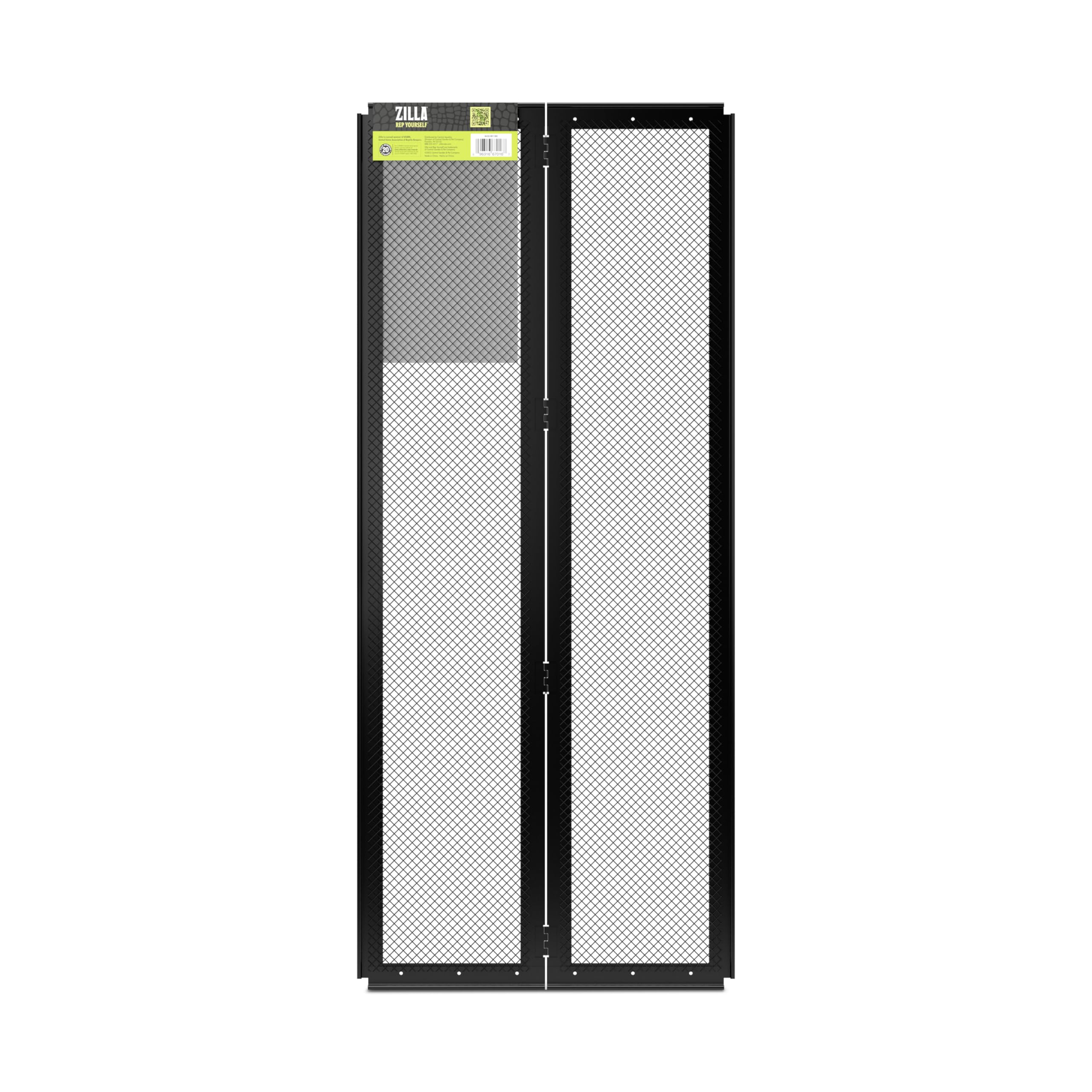 Zilla Pet Reptile Terrarium Fresh Air Screen Cover with Center Hinge 30" x 12" - Image 10