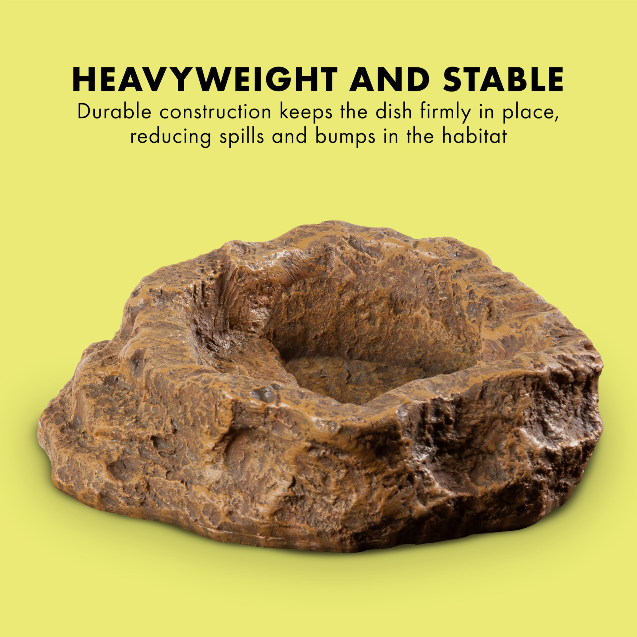 Zilla Terraced Dish, Reptile Feeding Dish, Stable and Spill-Resistant, Ideal for Geckos, Skinks, Snakes and Lizards, Medium - Image 5